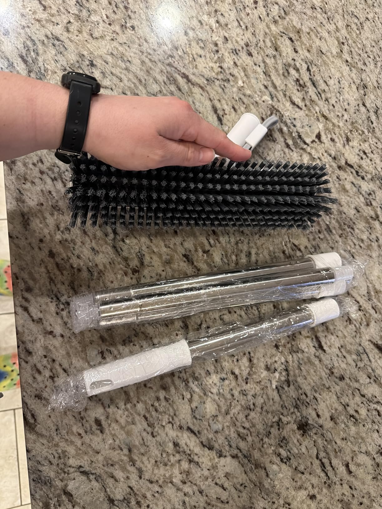 3 in 1 Floor Scrub Brush