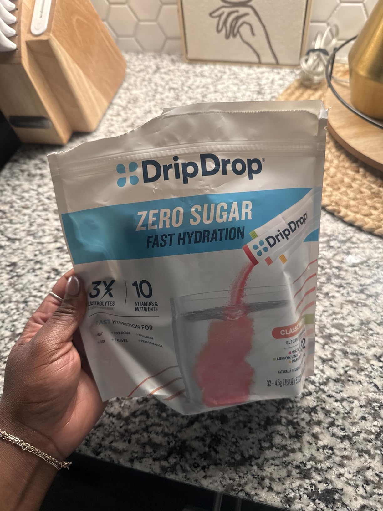 DripDrop Sugar Free Hydration Packets